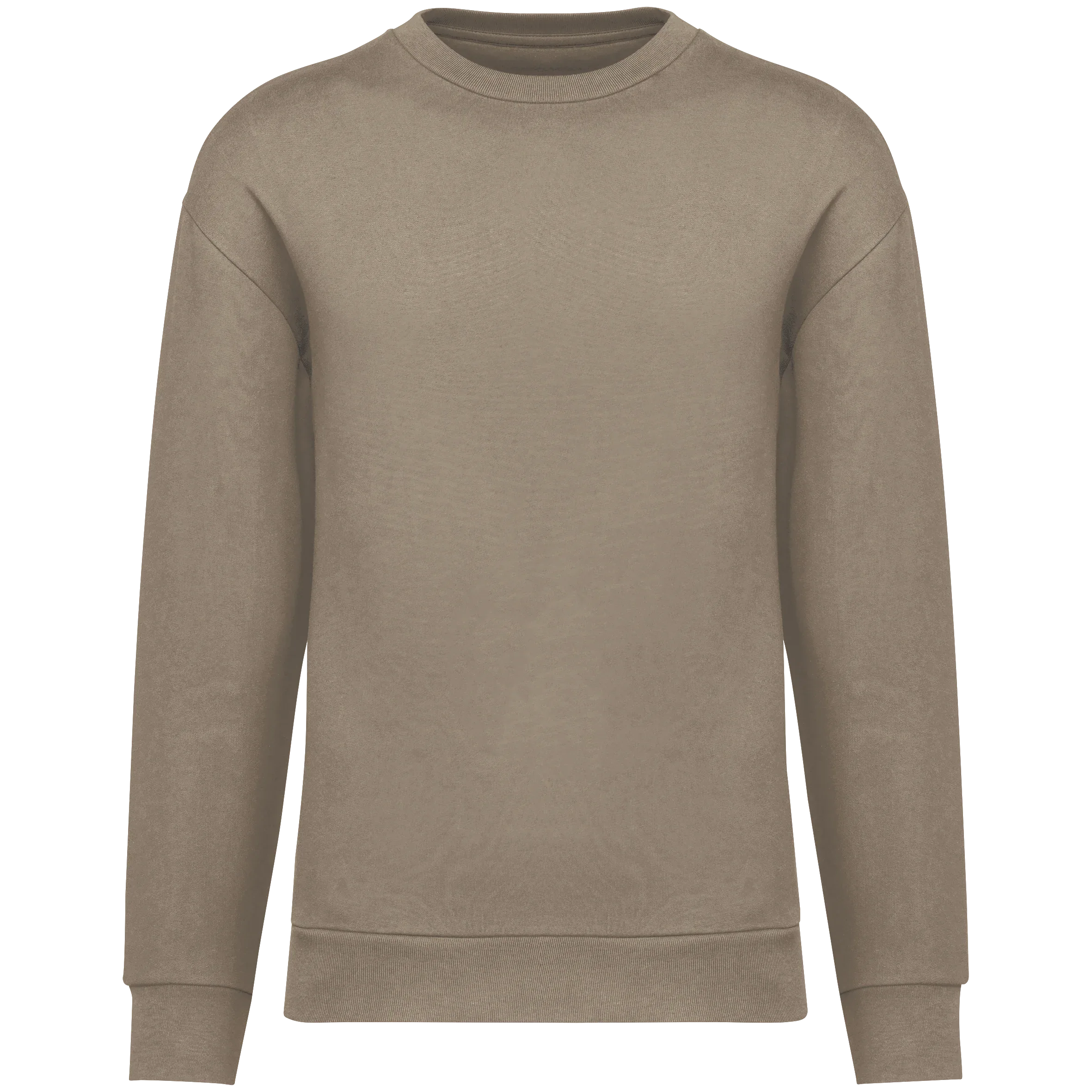 NS435 - Sweat-shirt écoresponsable à col rond à épaules tombantes molleton gratté unisexe - Occifloc