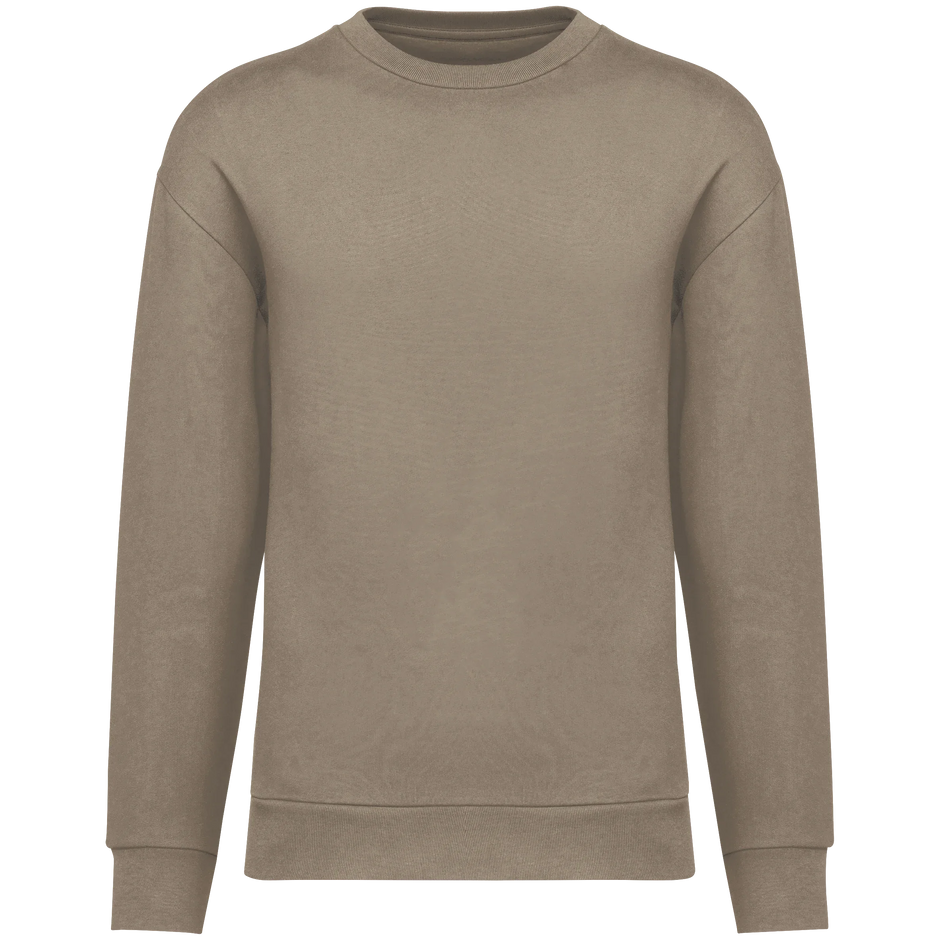 NS435 - Sweat-shirt écoresponsable à col rond à épaules tombantes molleton gratté unisexe - Occifloc