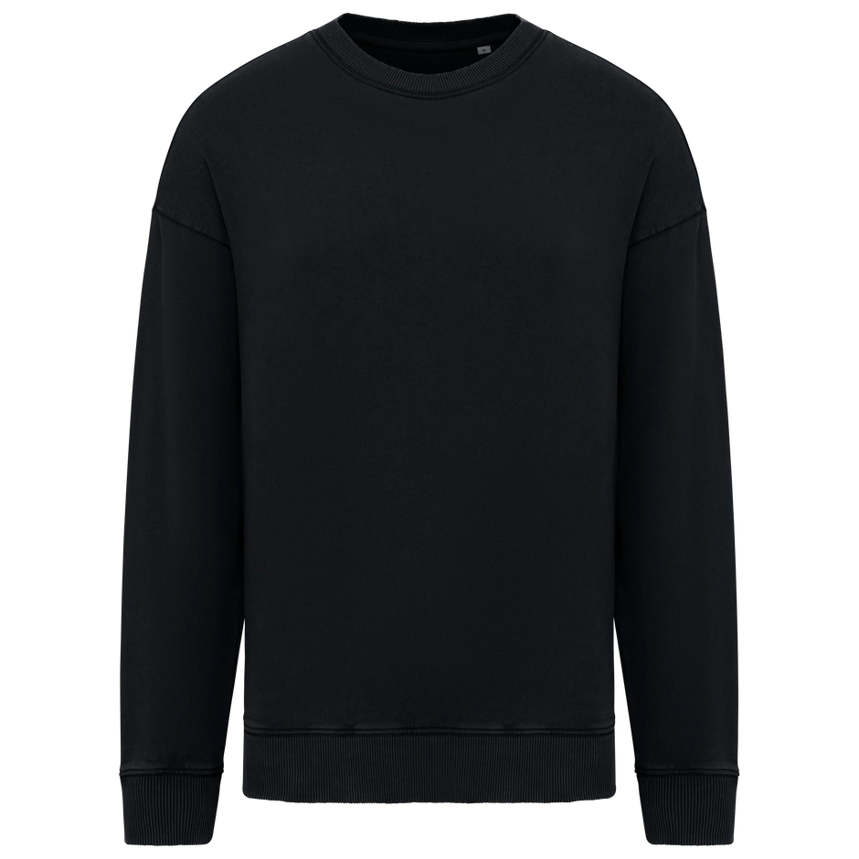 NS447 - Sweat-shirt écoresponsable à col rond délavé oversize unisexe - Occifloc