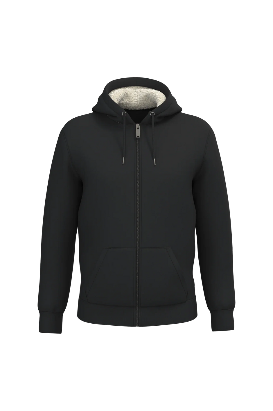 NS460 - Sweat-shirt écoresponsable zippé doublé en sherpa unisexe - Occifloc