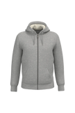 NS460 - Sweat-shirt écoresponsable zippé doublé en sherpa unisexe - Occifloc