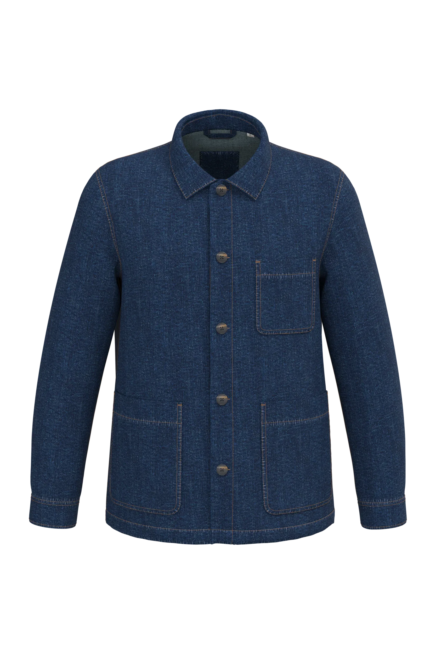 NS614 - Veste en jean écoresponsable à épaules tombantes unisexe - Occifloc