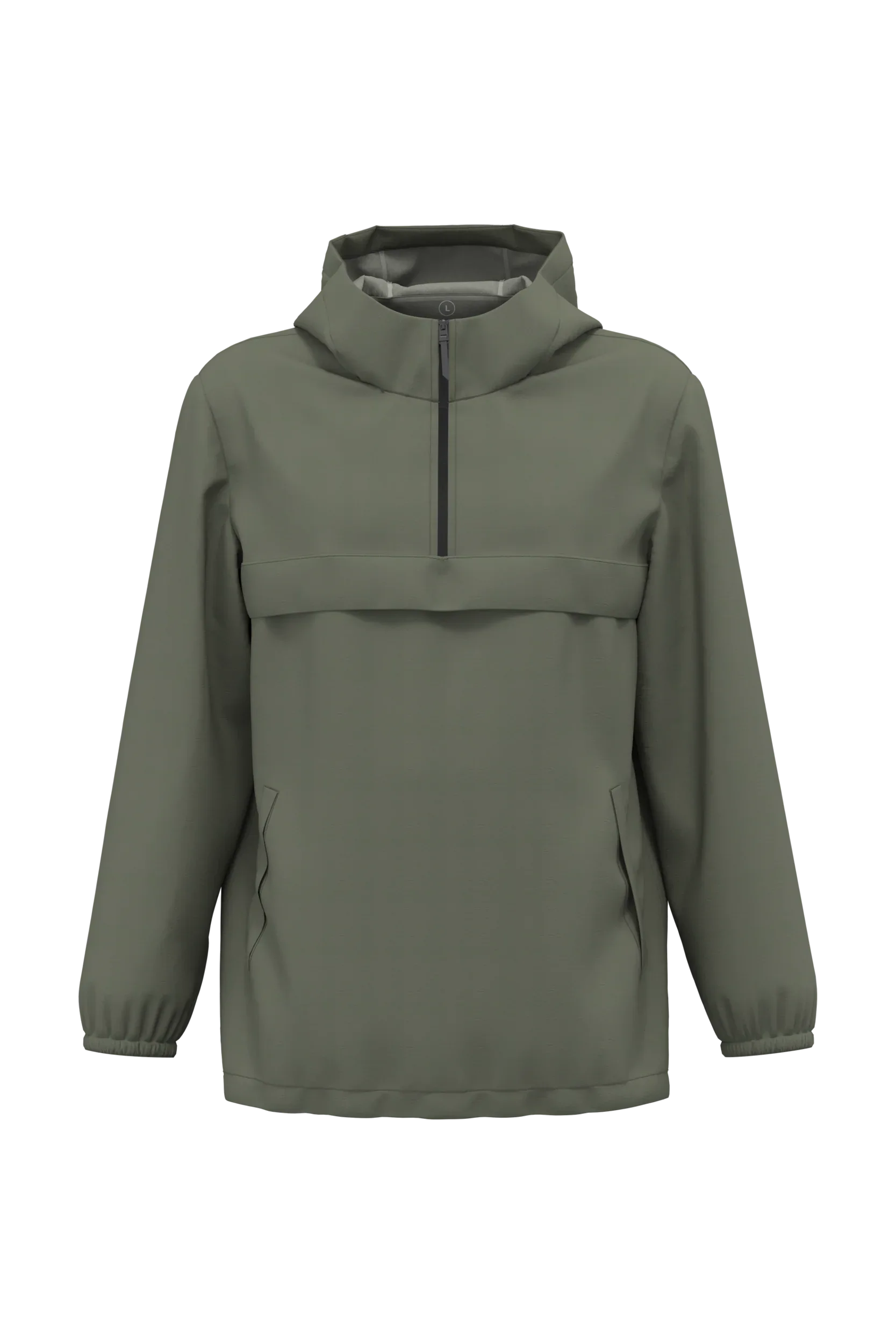 NS616 - Veste coupe-vent imperméable écoresponsable quart zip unisexe - Occifloc