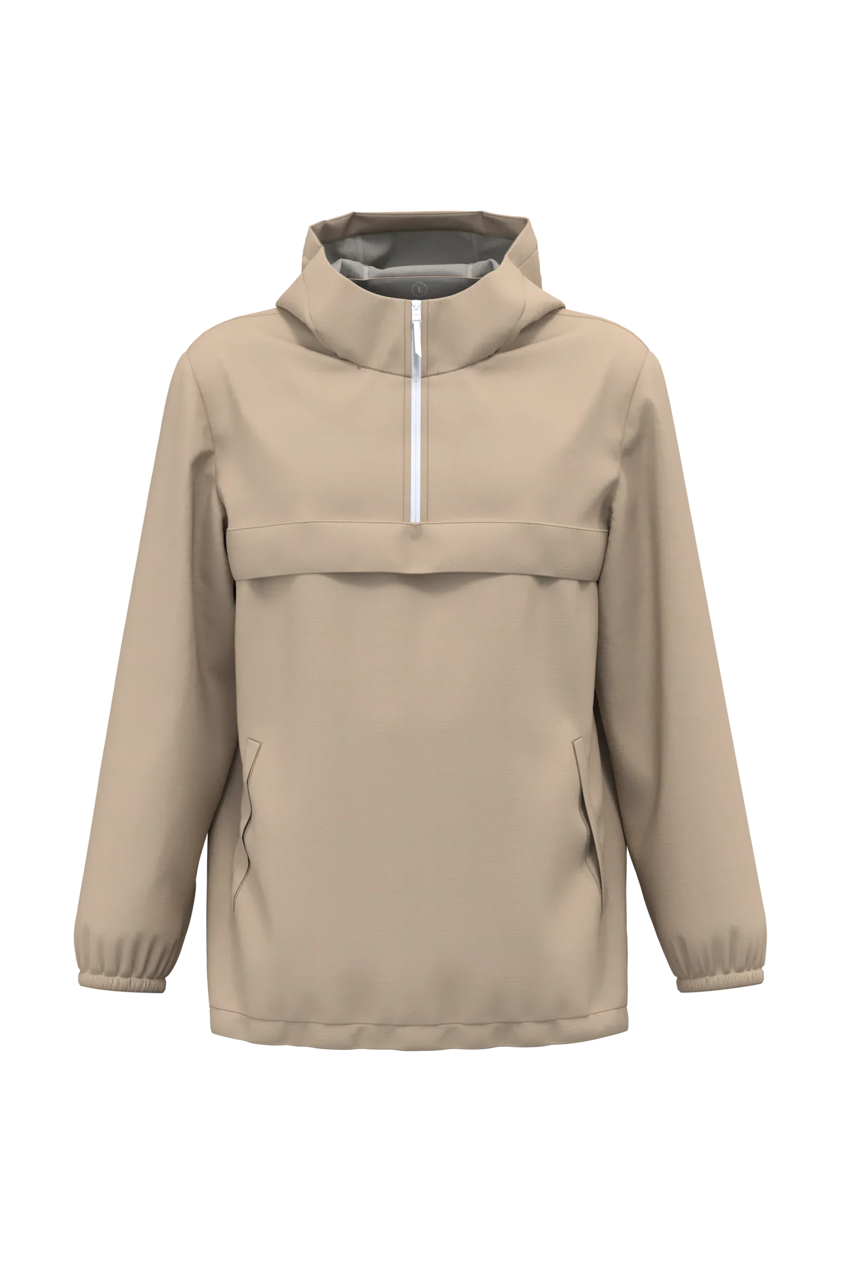 NS616 - Veste coupe-vent imperméable écoresponsable quart zip unisexe - Occifloc