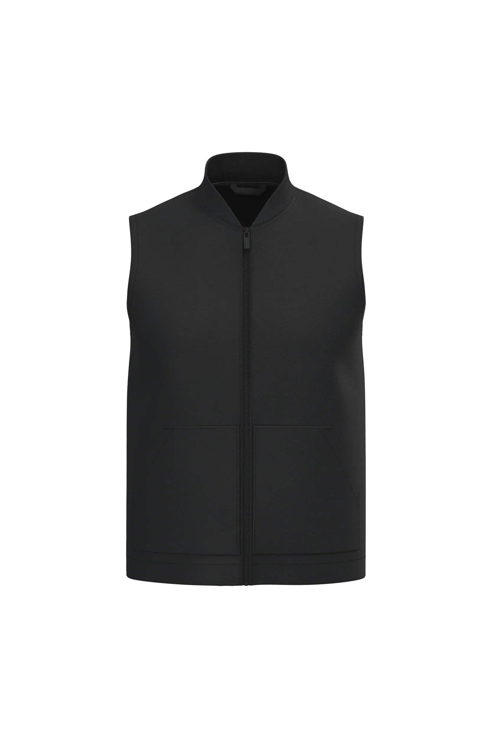 NS623 - Bodywarmer rembourré en sergé écoresponsable à col teddy unisexe - Occifloc
