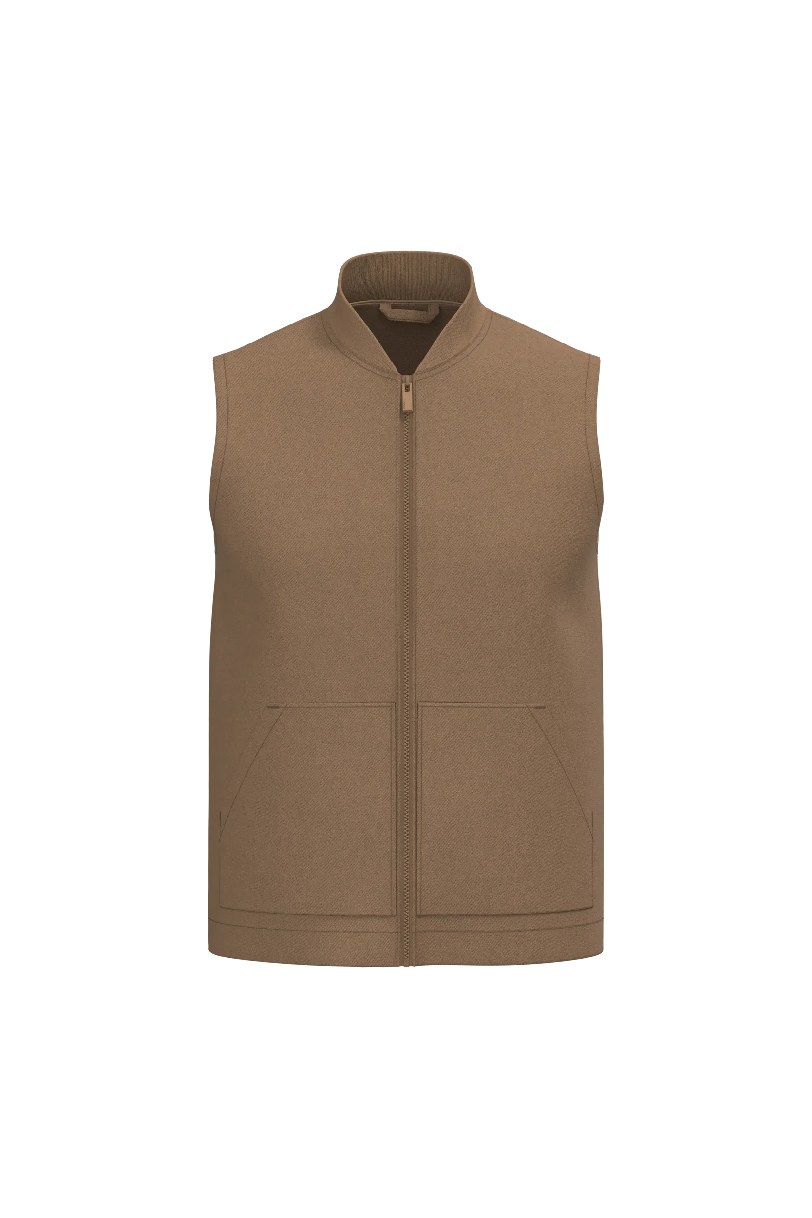 NS623 - Bodywarmer rembourré en sergé écoresponsable à col teddy unisexe - Occifloc