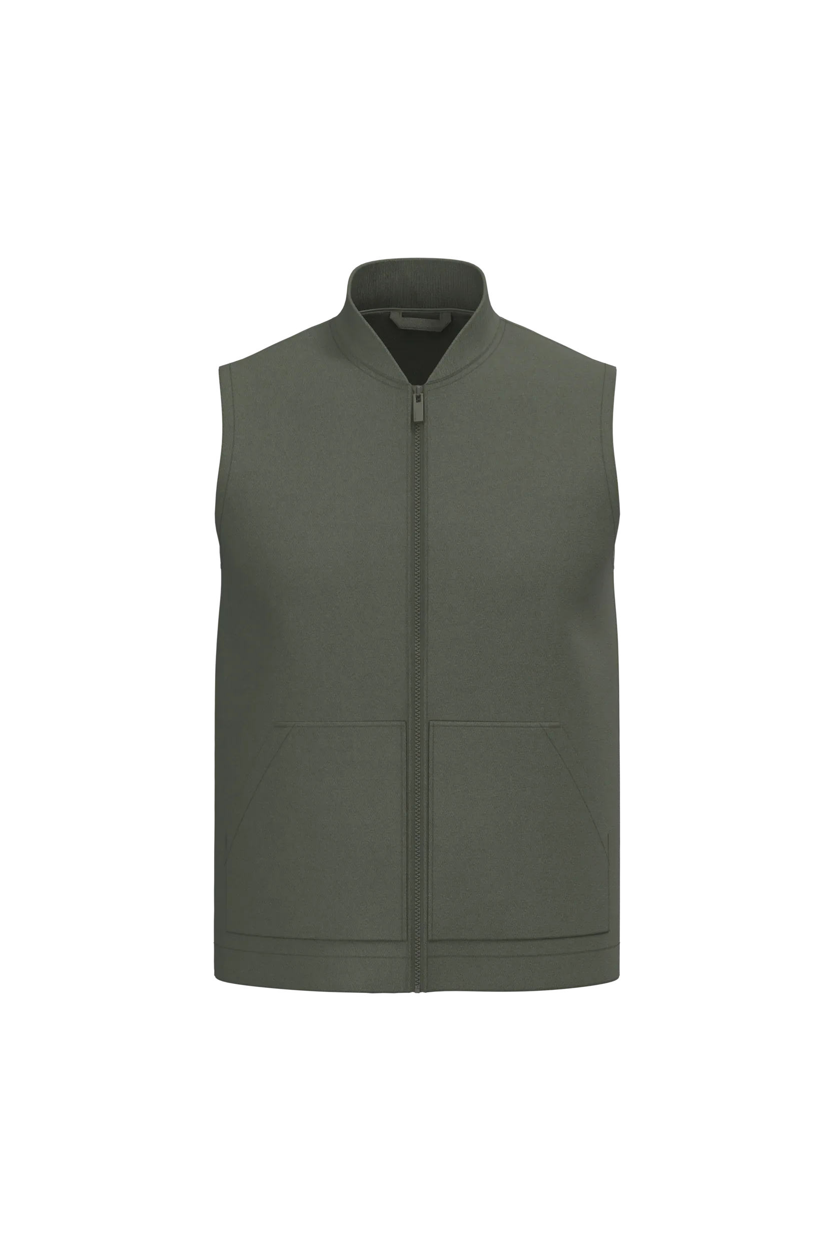 NS623 - Bodywarmer rembourré en sergé écoresponsable à col teddy unisexe - Occifloc