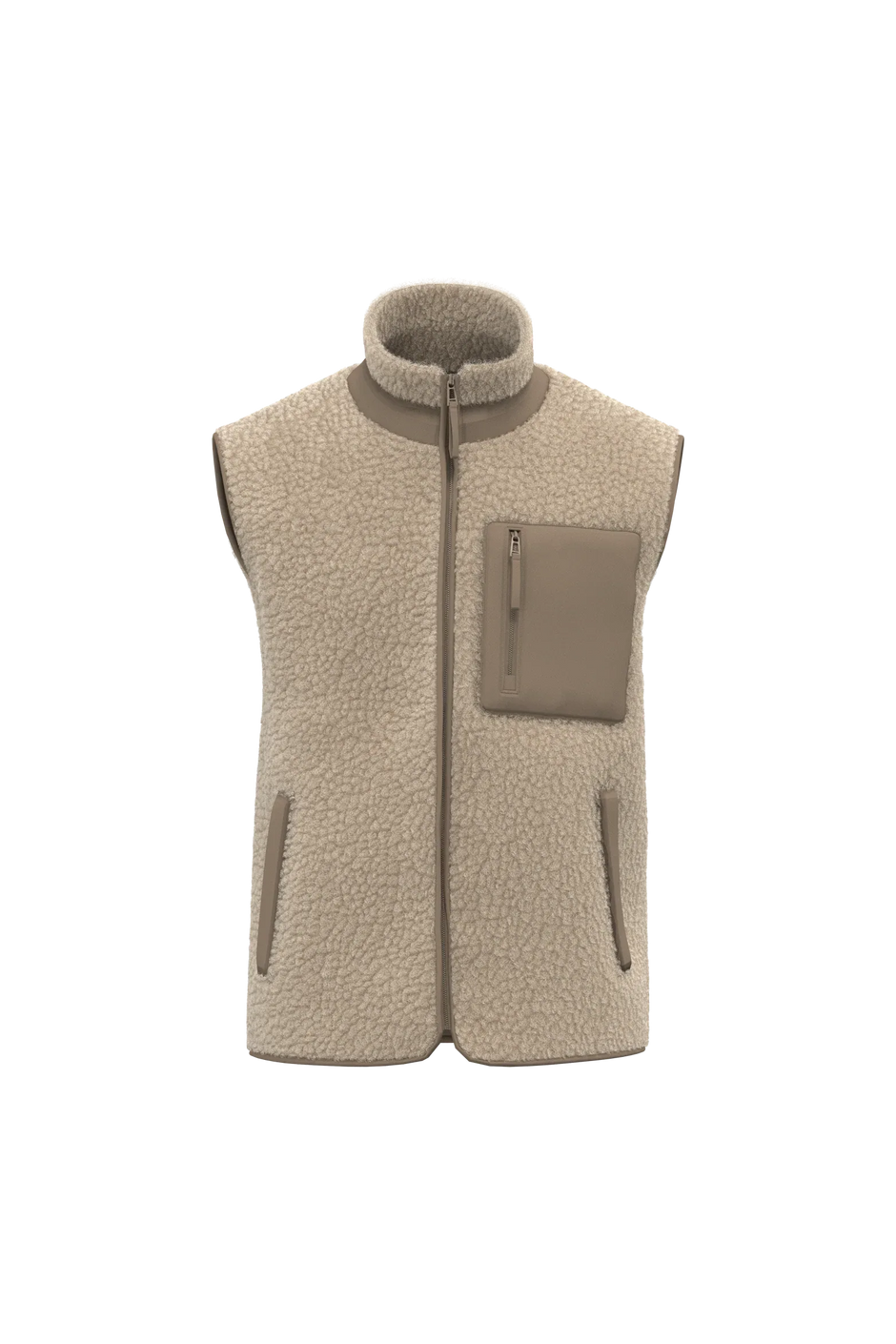 NS624 - Bodywarmer écoresponsable en sherpa unisexe - Occifloc
