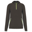 PA360 - Sweat-shirt à capuche 1/4 zip sport unisexe - Occifloc