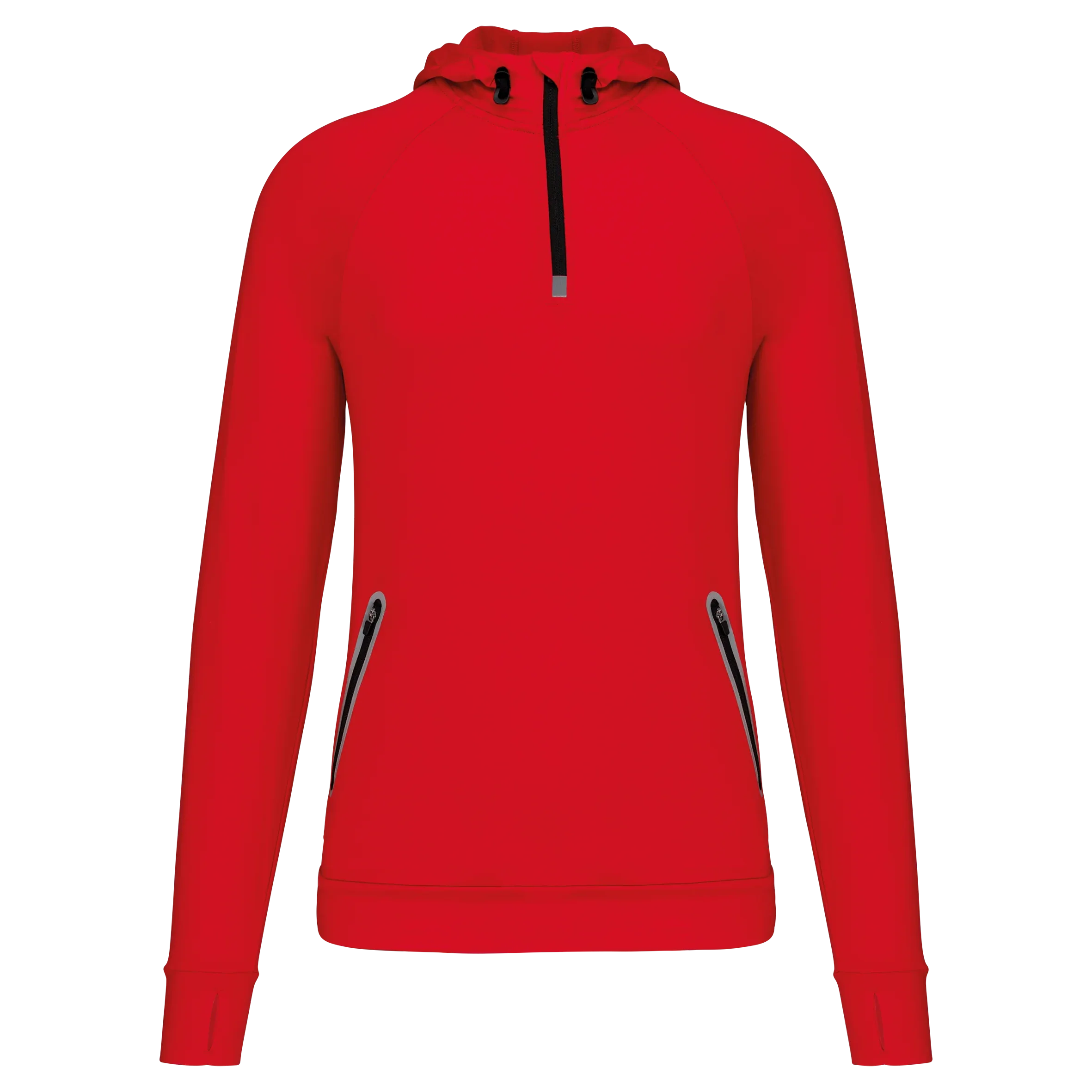 PA360 - Sweat-shirt à capuche 1/4 zip sport unisexe - Occifloc