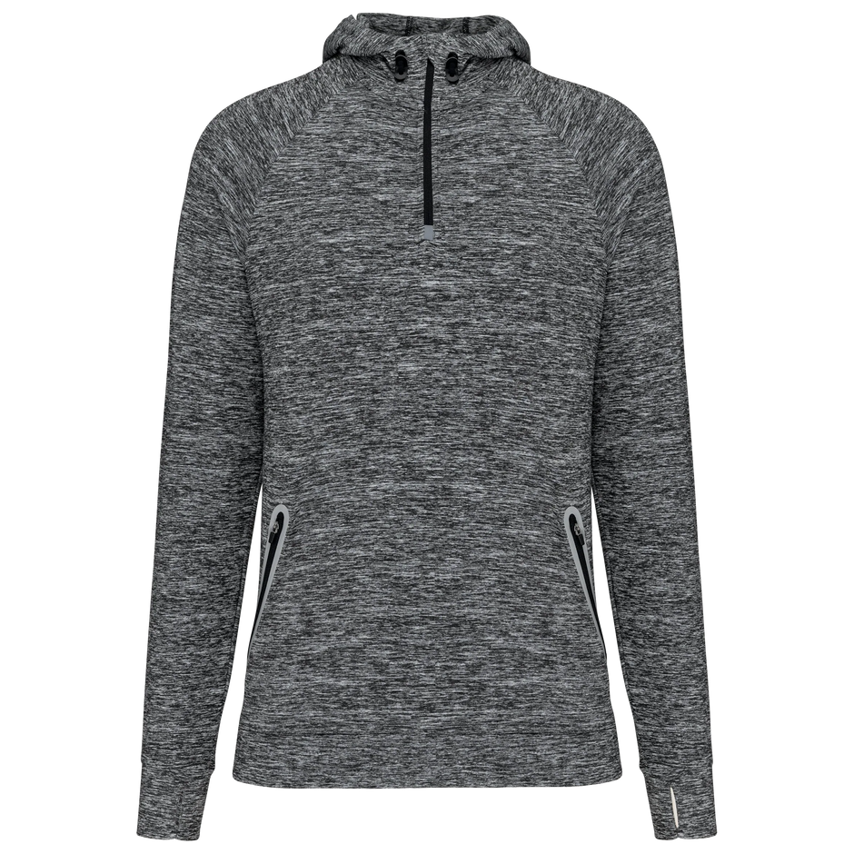 PA360 - Sweat-shirt à capuche 1/4 zip sport unisexe - Occifloc