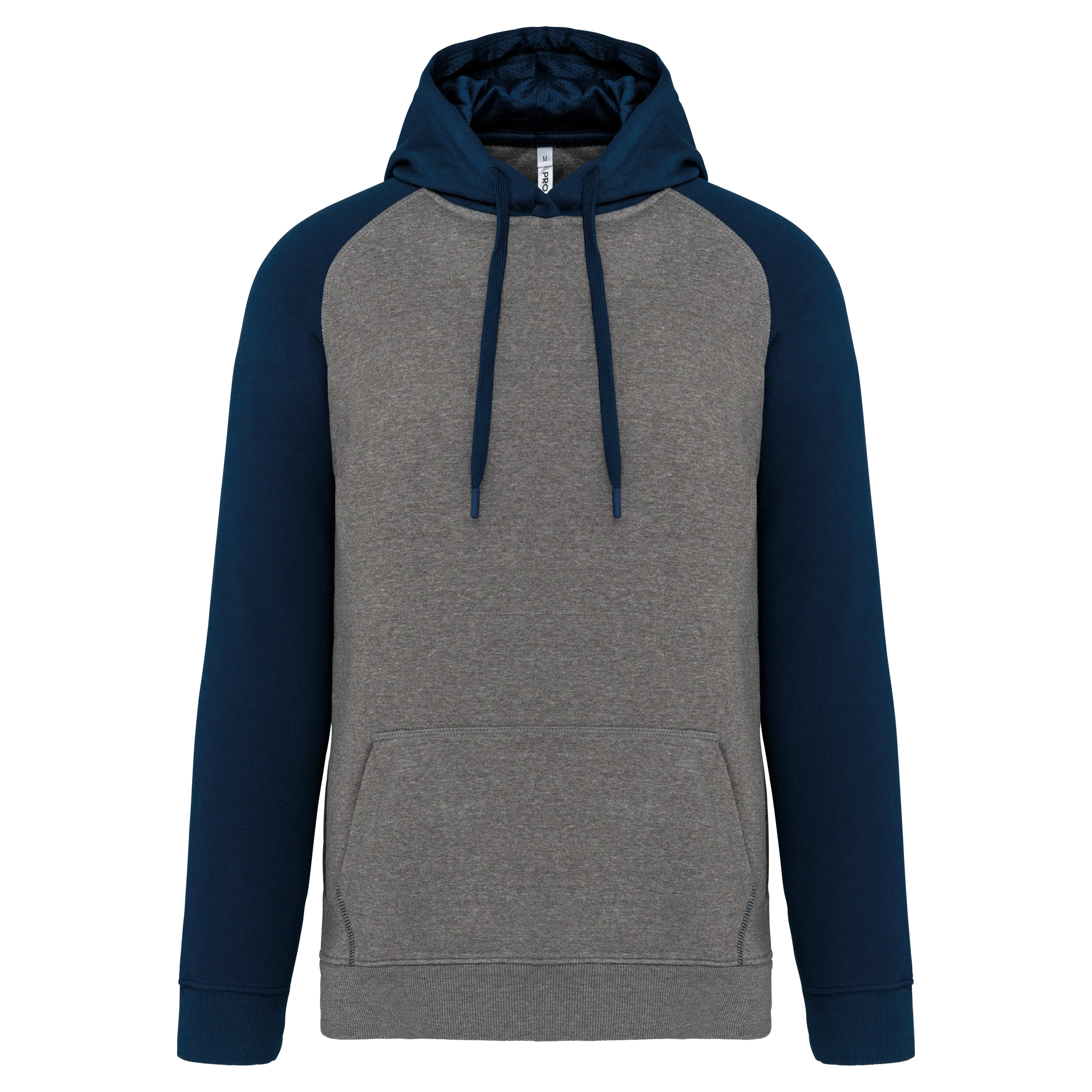 PA369 - Sweat-shirt à capuche bicolore unisexe - Occifloc
