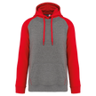 PA369 - Sweat-shirt à capuche bicolore unisexe - Occifloc