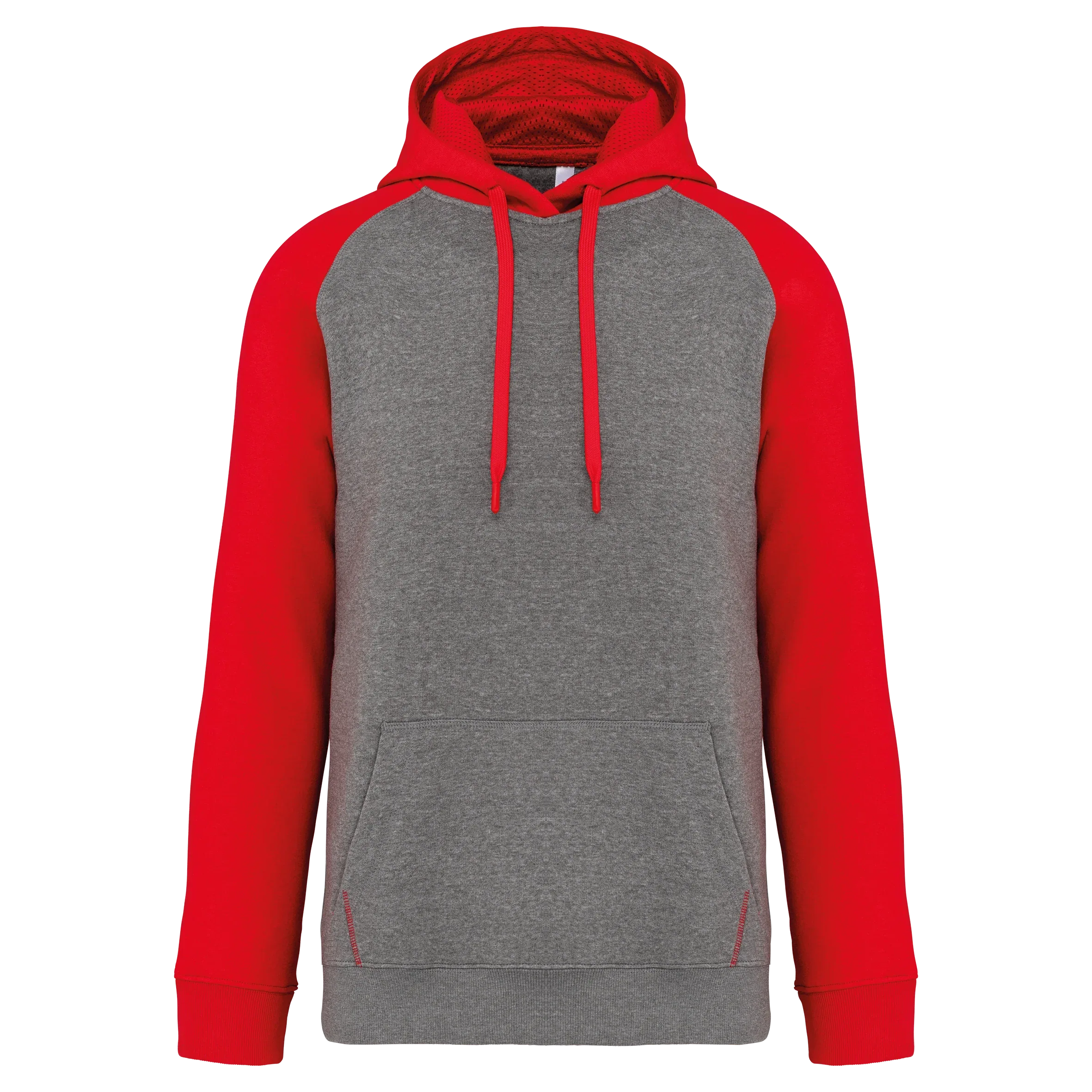 PA369 - Sweat-shirt à capuche bicolore unisexe - Occifloc