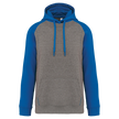 PA369 - Sweat-shirt à capuche bicolore unisexe - Occifloc