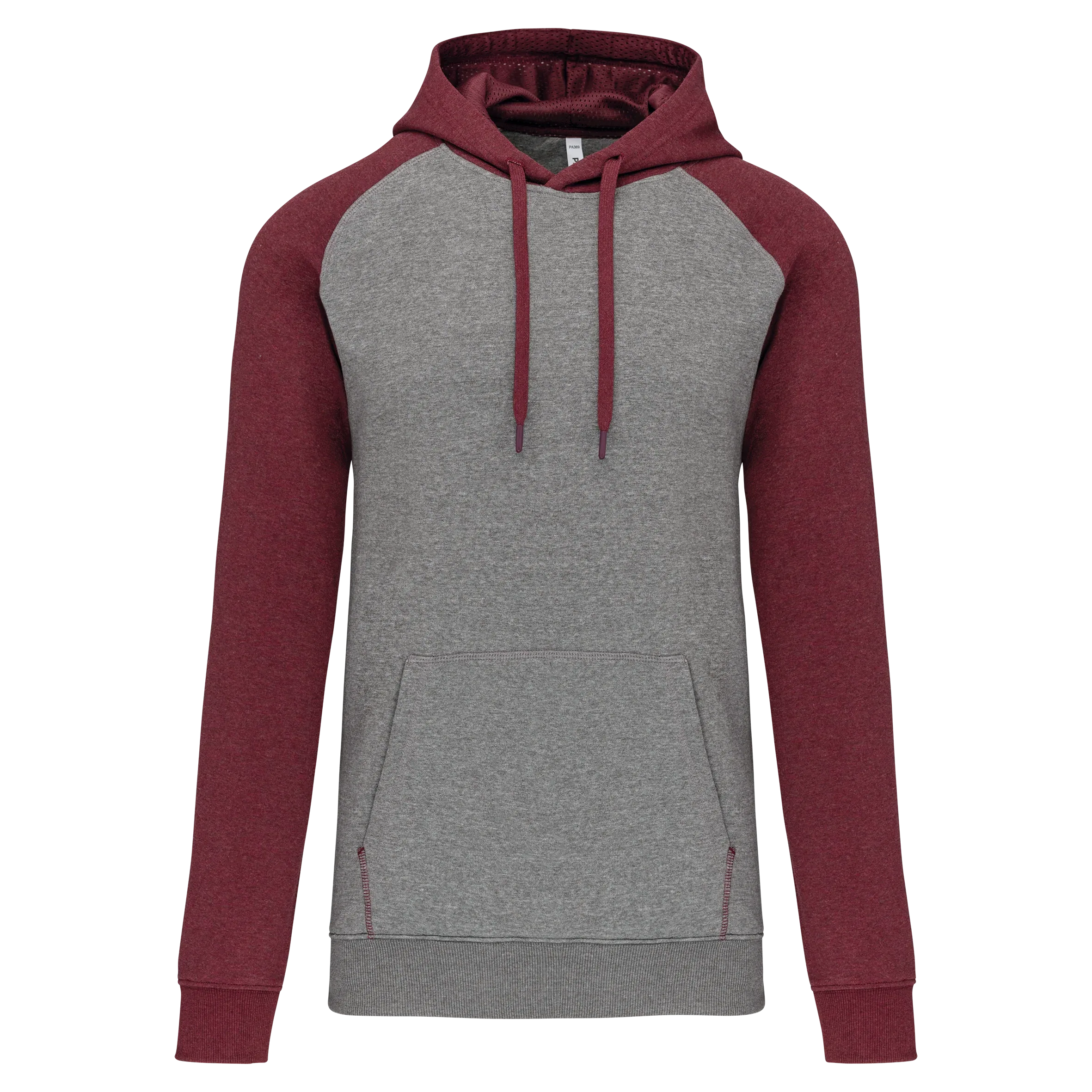 PA369 - Sweat-shirt à capuche bicolore unisexe - Occifloc