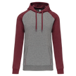 PA369 - Sweat-shirt à capuche bicolore unisexe - Occifloc