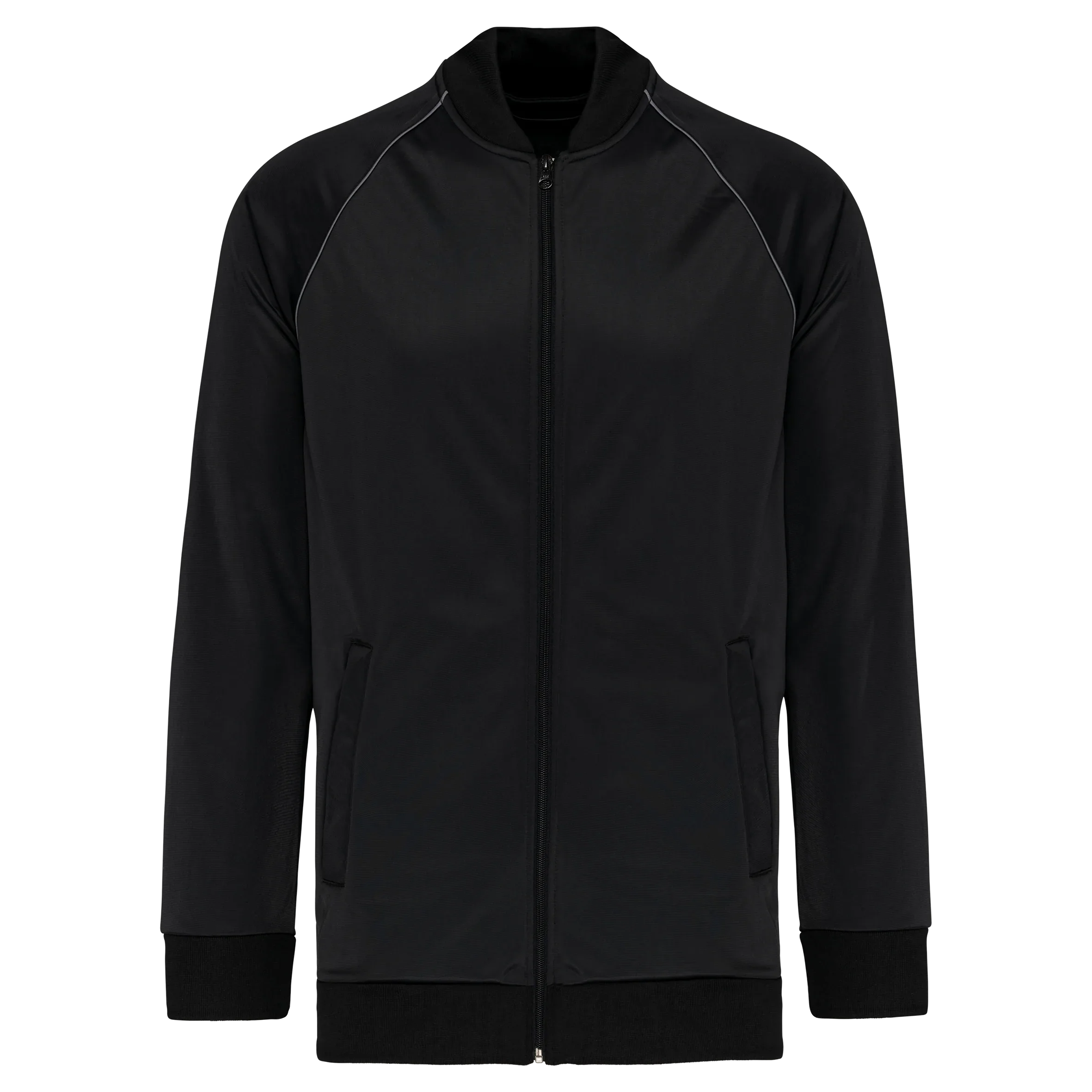 PA384 - Veste de survêtement zippée avec liseré unisexe - Occifloc