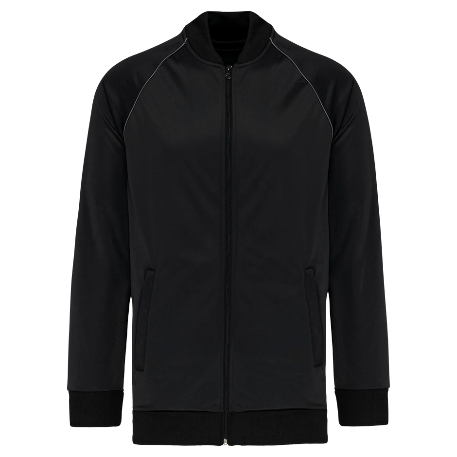 PA384 - Veste de survêtement zippée avec liseré unisexe - Occifloc
