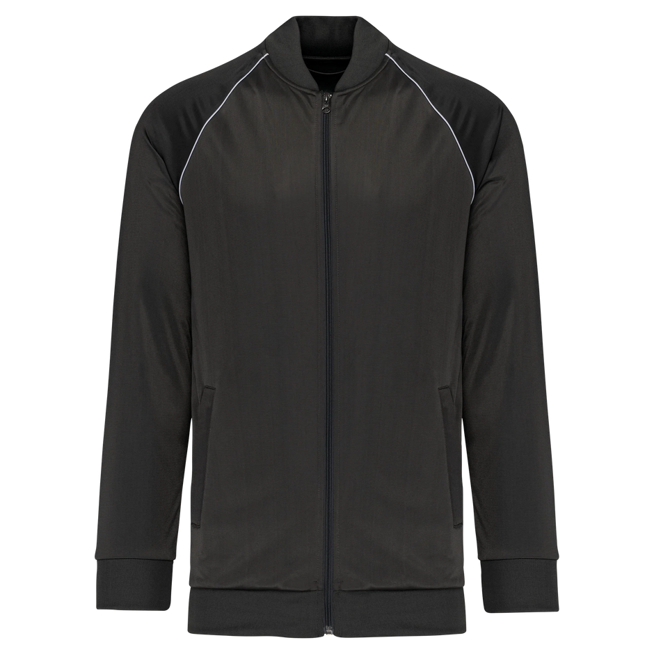 PA384 - Veste de survêtement zippée avec liseré unisexe - Occifloc