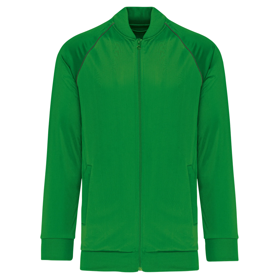 PA384 - Veste de survêtement zippée avec liseré unisexe - Occifloc