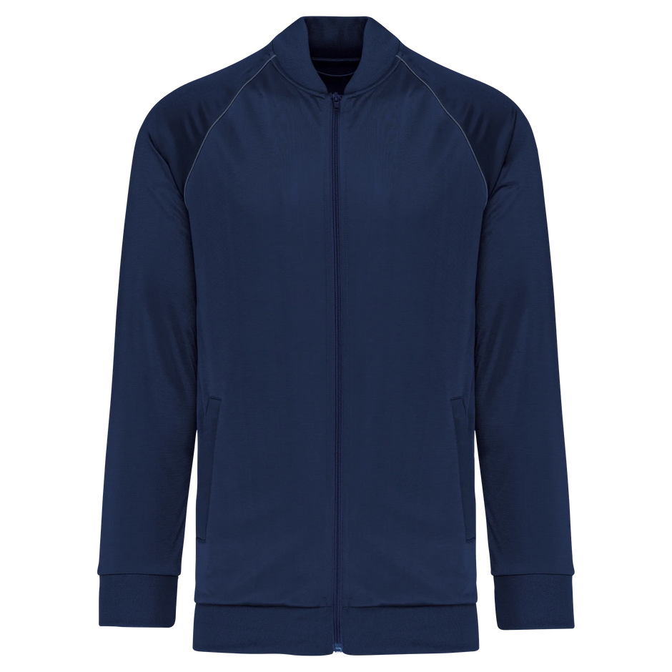 PA384 - Veste de survêtement zippée avec liseré unisexe - Occifloc
