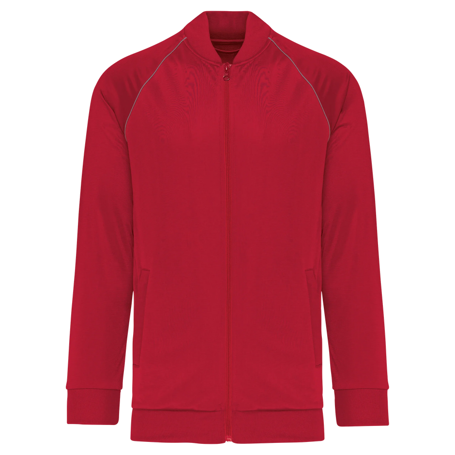 PA384 - Veste de survêtement zippée avec liseré unisexe - Occifloc