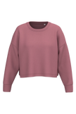 PA395 - Sweat-shirt crop col rond femme - Occifloc