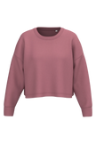 PA395 - Sweat-shirt crop col rond femme - Occifloc