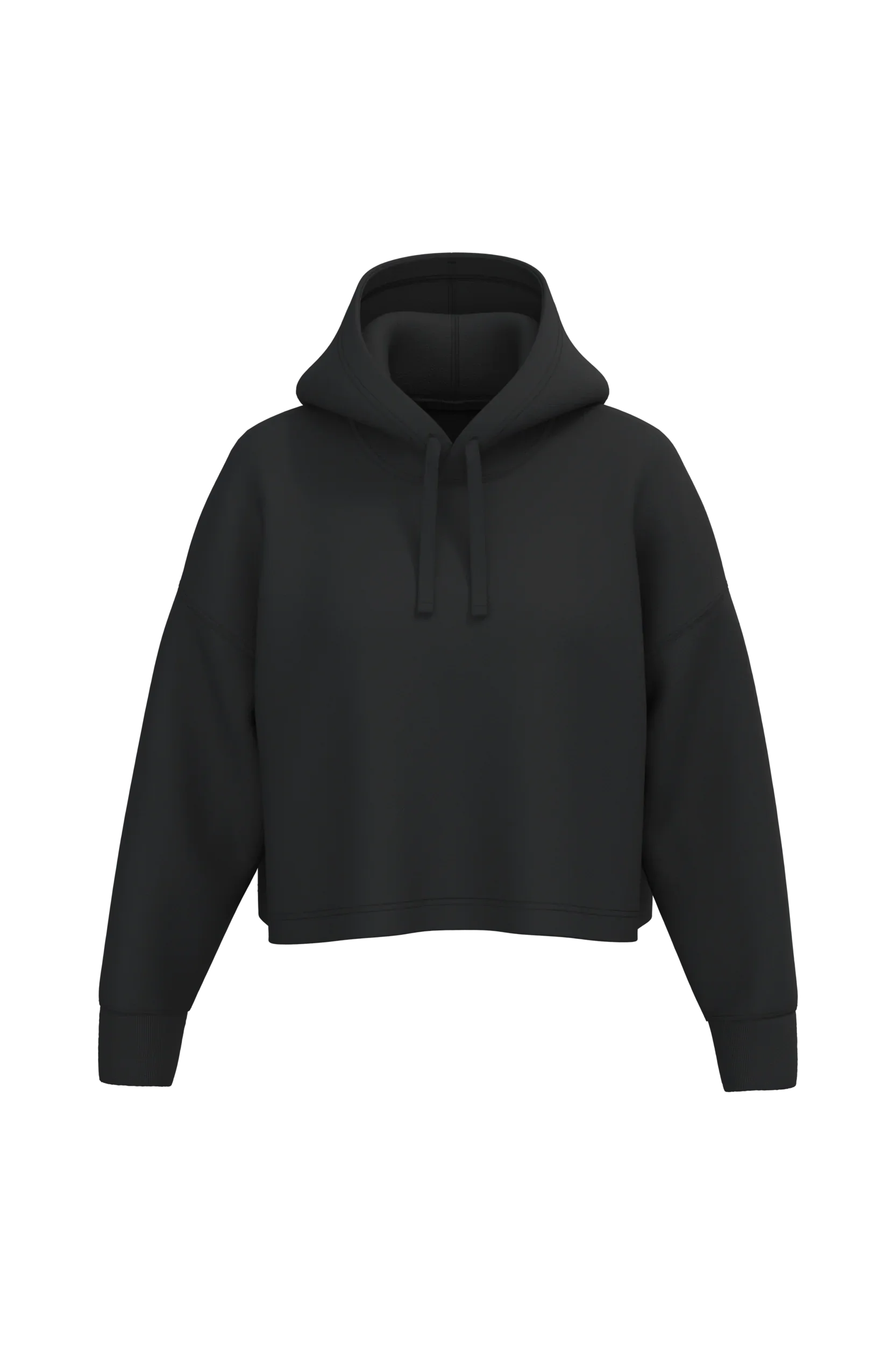 PA396 - Sweat-shirt crop à capuche femme - Occifloc