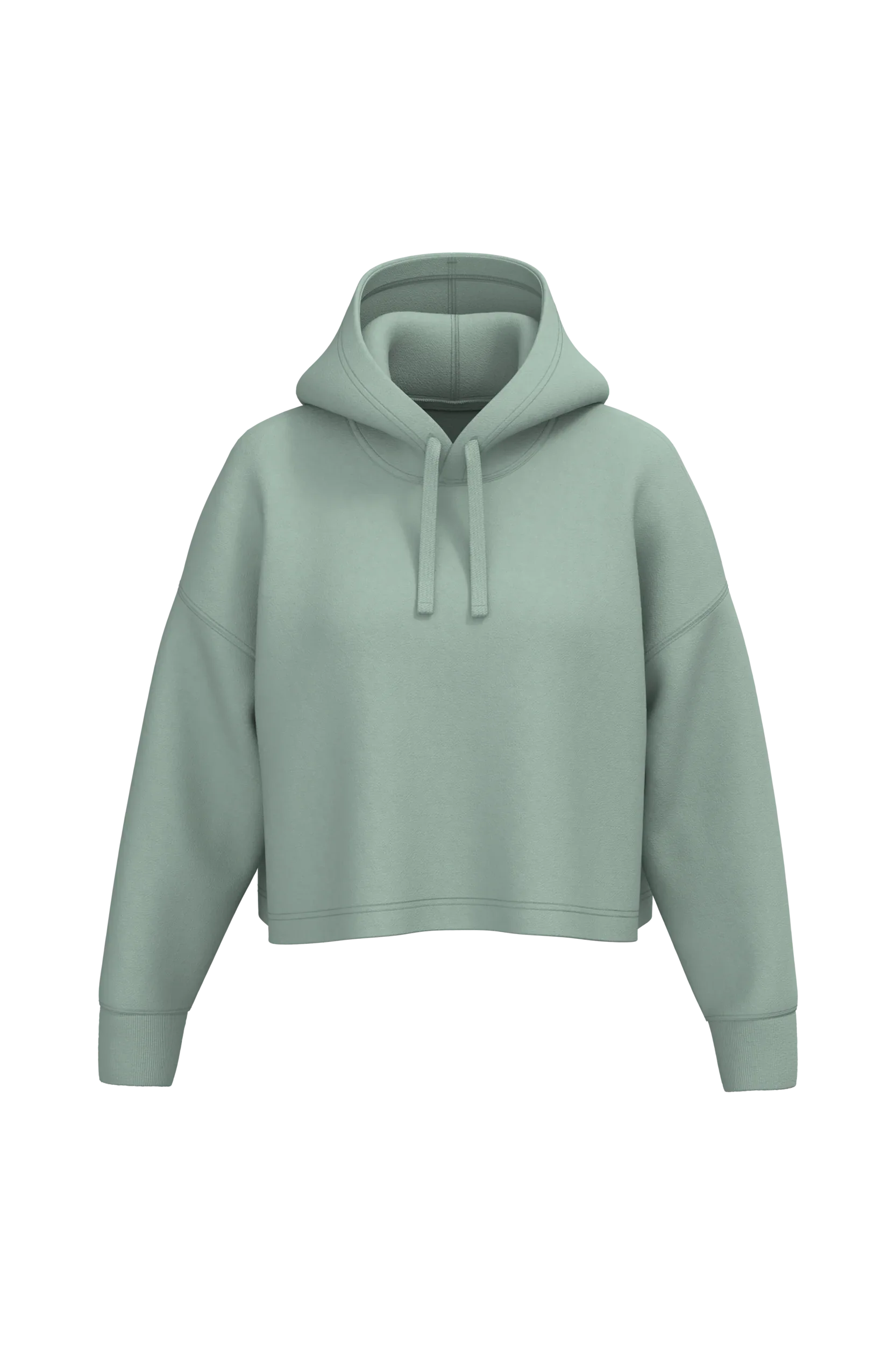 PA396 - Sweat-shirt crop à capuche femme - Occifloc