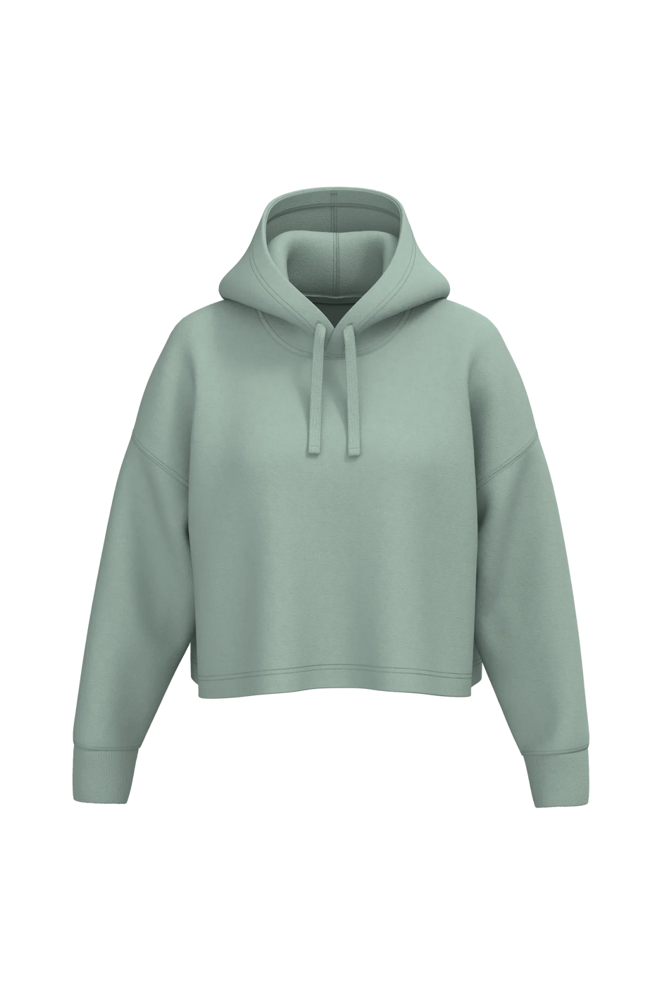 PA396 - Sweat-shirt crop à capuche femme - Occifloc