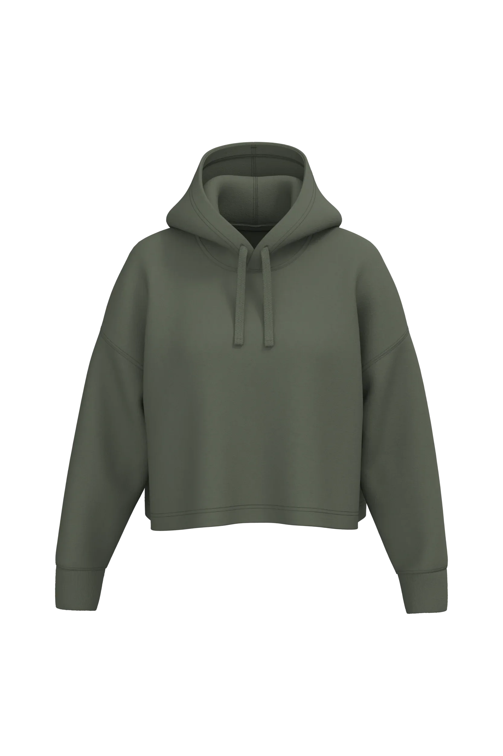 PA396 - Sweat-shirt crop à capuche femme - Occifloc