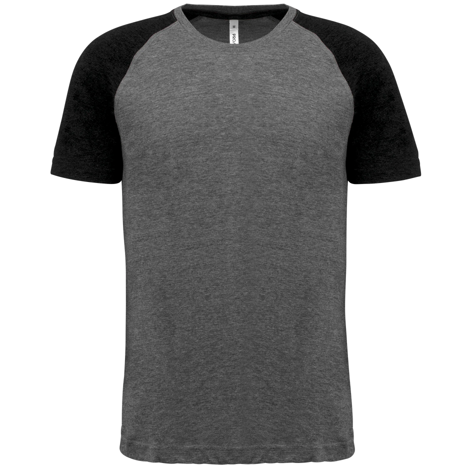 PA4010 - T-shirt triblend bicolore sport manches courtes unisexe - Occifloc