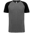 PA4010 - T-shirt triblend bicolore sport manches courtes unisexe - Occifloc