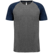 PA4010 - T-shirt triblend bicolore sport manches courtes unisexe - Occifloc