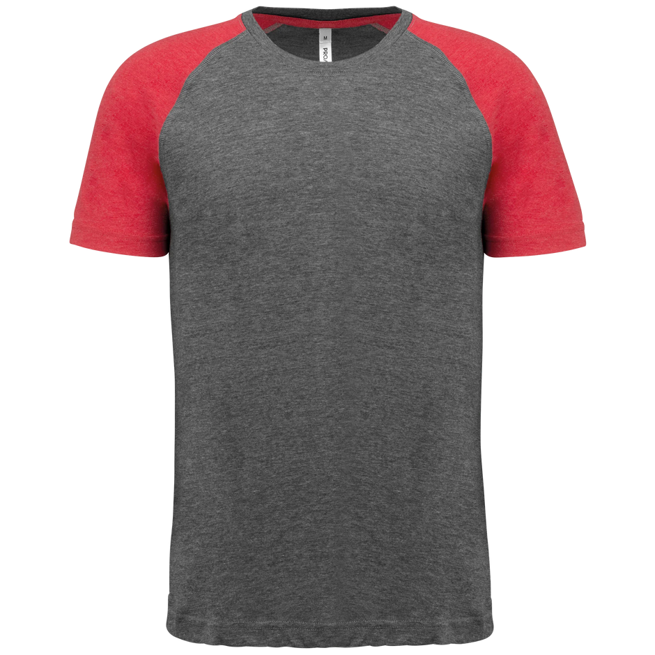 PA4010 - T-shirt triblend bicolore sport manches courtes unisexe - Occifloc