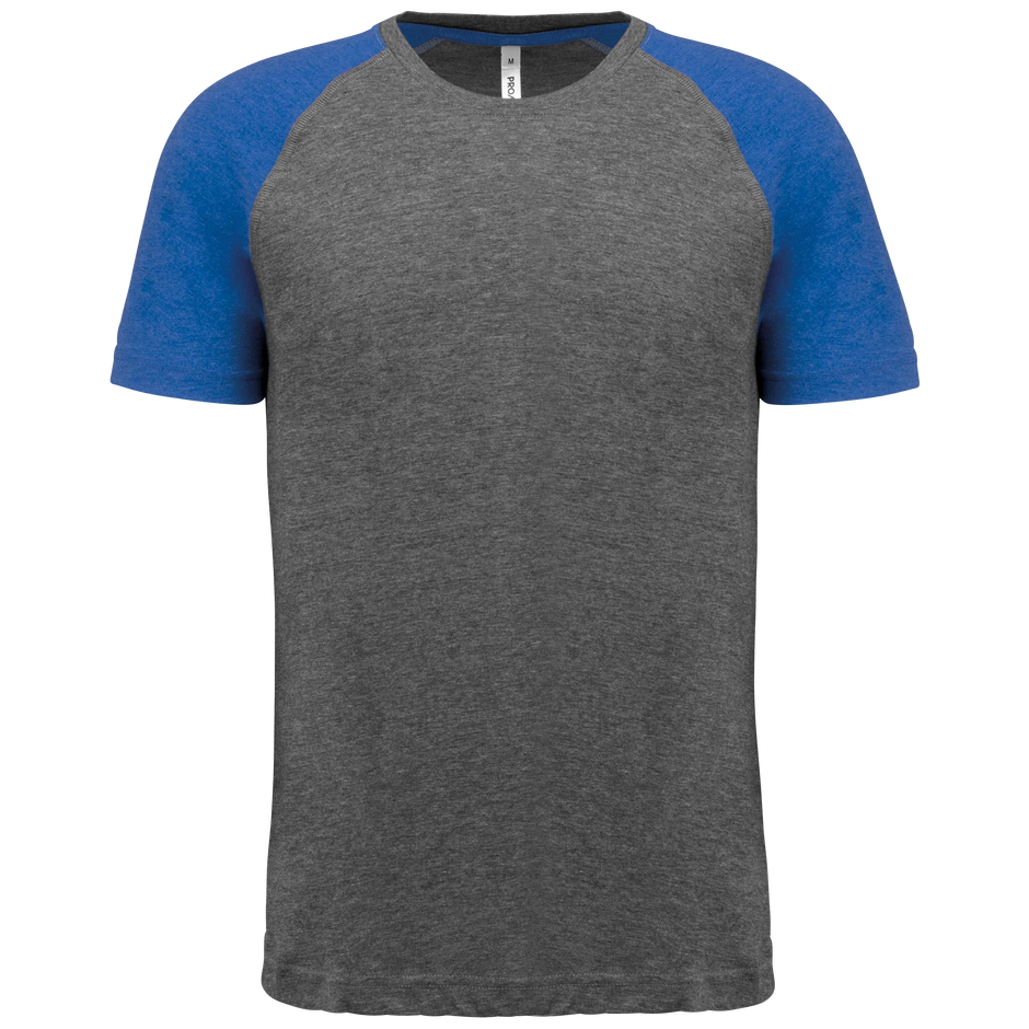 PA4010 - T-shirt triblend bicolore sport manches courtes unisexe - Occifloc