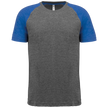 PA4010 - T-shirt triblend bicolore sport manches courtes unisexe - Occifloc