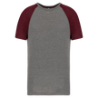 PA4010 - T-shirt triblend bicolore sport manches courtes unisexe - Occifloc