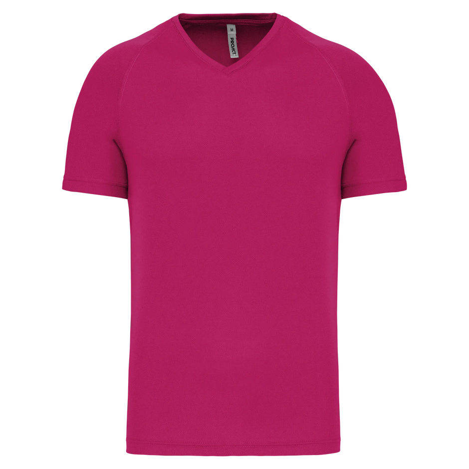 PA476 - T-shirt de sport manches courtes col v homme - Occifloc