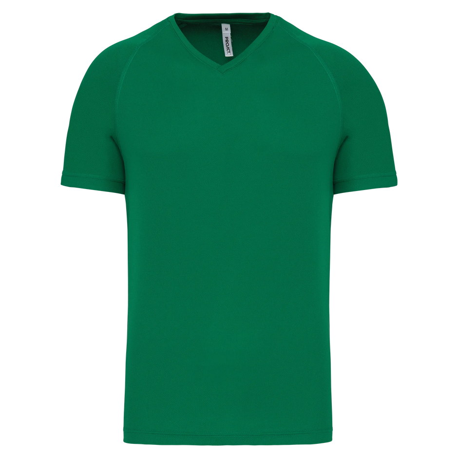 PA476 - T-shirt de sport manches courtes col v homme - Occifloc