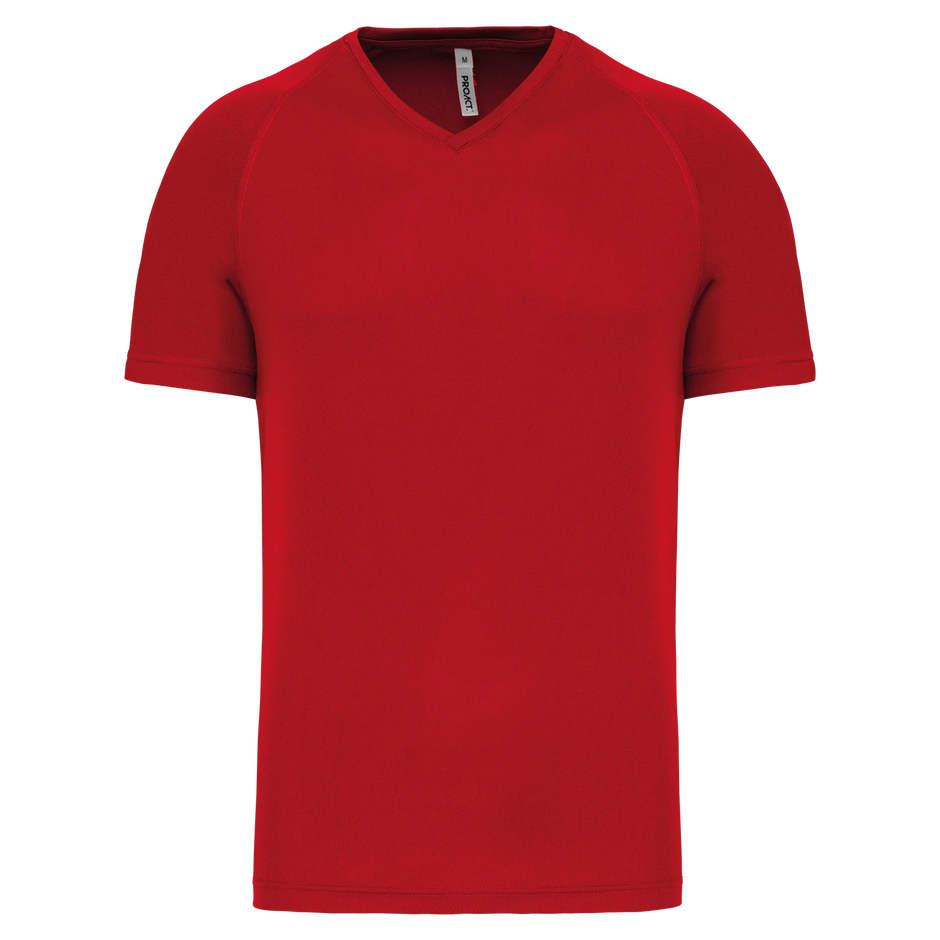 PA476 - T-shirt de sport manches courtes col v homme - Occifloc