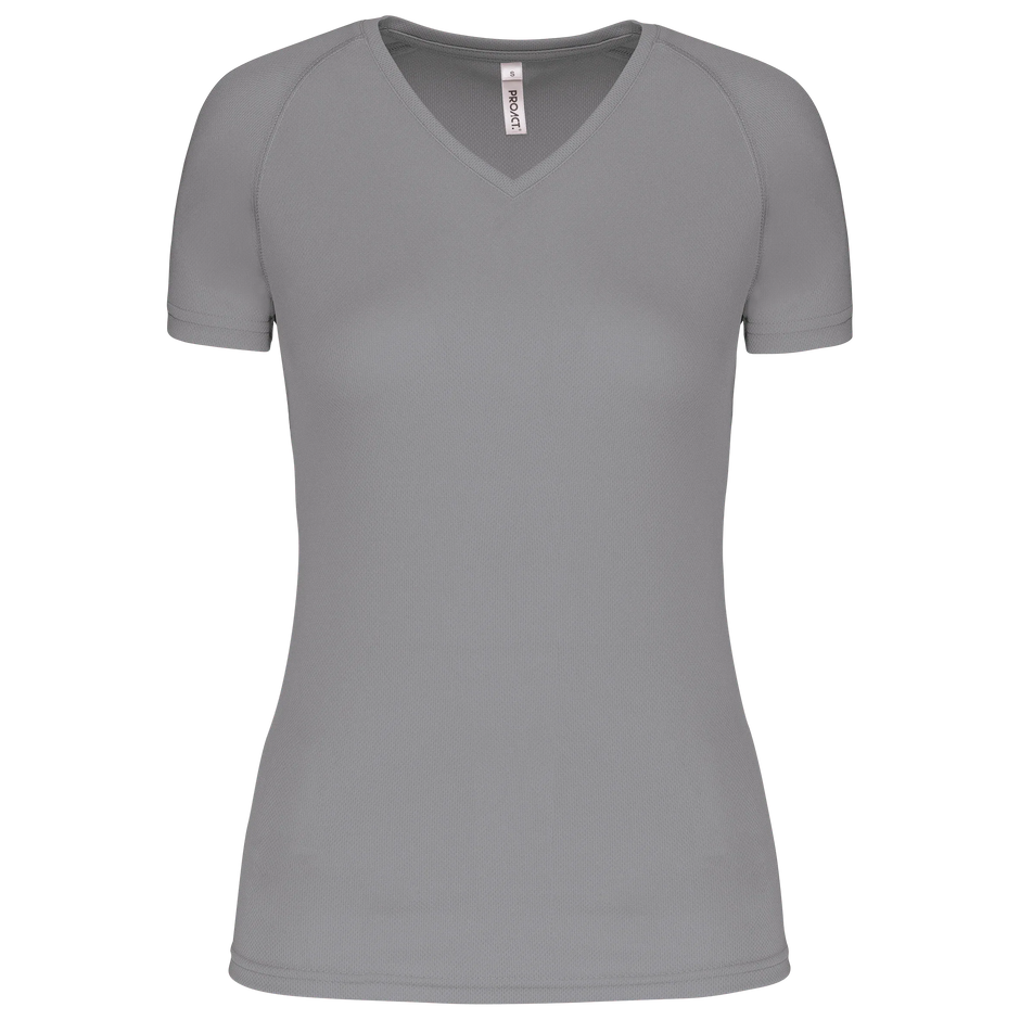 PA477 - T-shirt de sport manches courtes col v femme - Occifloc