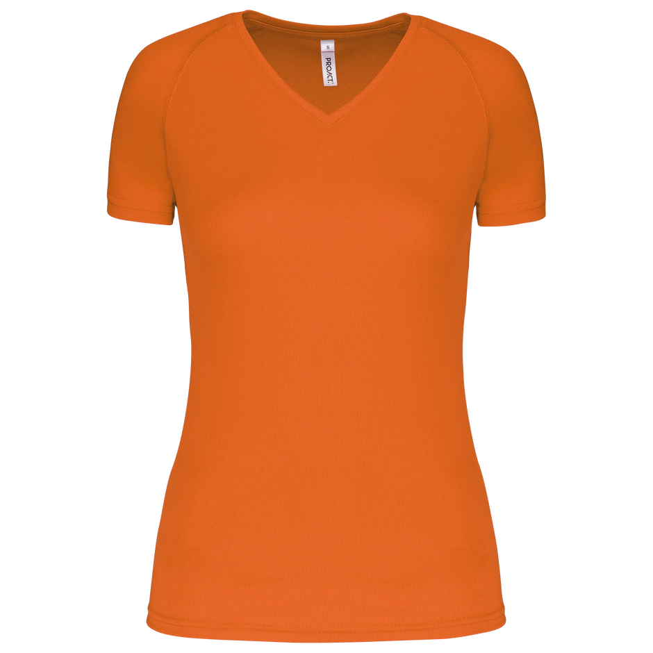 PA477 - T-shirt de sport manches courtes col v femme - Occifloc