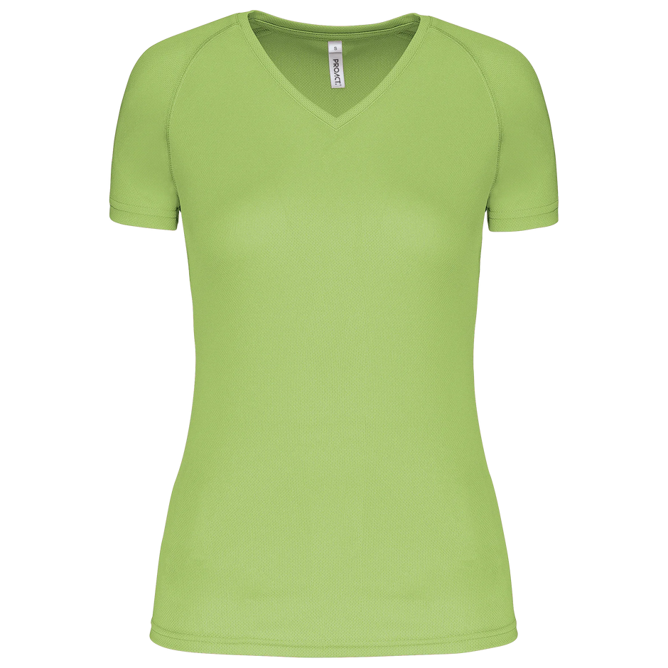 PA477 - T-shirt de sport manches courtes col v femme - Occifloc