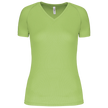 PA477 - T-shirt de sport manches courtes col v femme - Occifloc