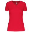 PA477 - T-shirt de sport manches courtes col v femme - Occifloc