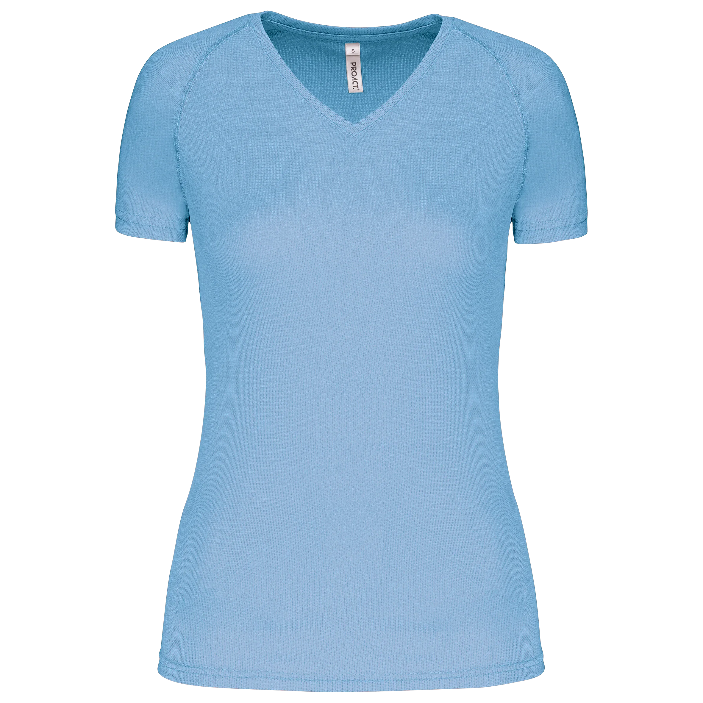 PA477 - T-shirt de sport manches courtes col v femme - Occifloc