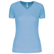 PA477 - T-shirt de sport manches courtes col v femme - Occifloc